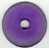 1 56x7mm Matte Dark Purple Resin Donut 